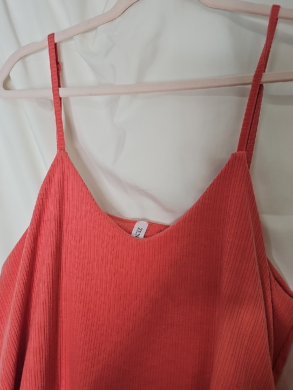 Coral Sleeveless Jumpsuit - Picture 2 of 3